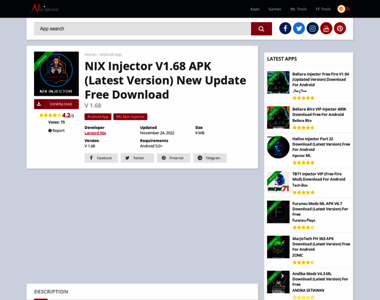 Nixinjector.net thumbnail