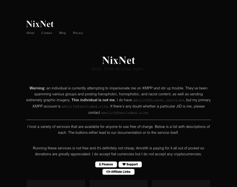 Nixnet.services thumbnail