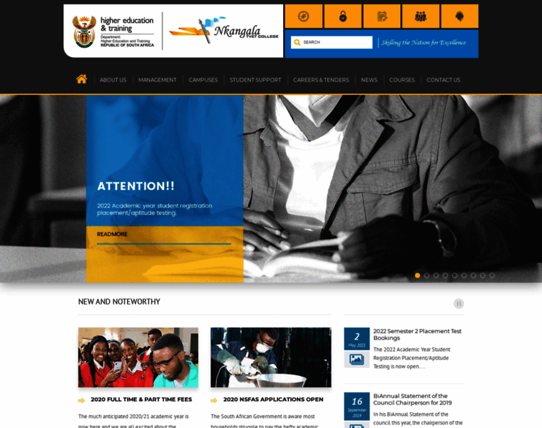 Nkangalafet.edu.za thumbnail