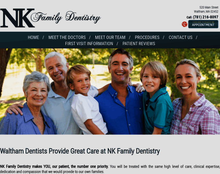Nkfamilydentistry.com thumbnail
