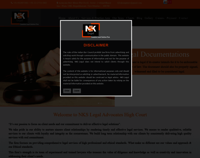 Nkslegal.co.in thumbnail