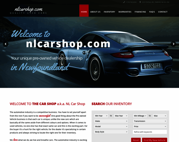 Nlcarshop.com thumbnail