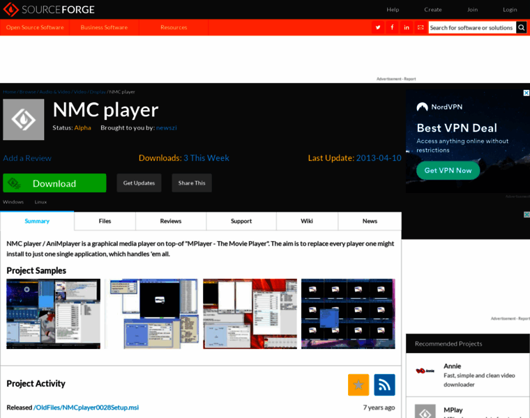 Nmcplayer.wiki.sourceforge.net thumbnail