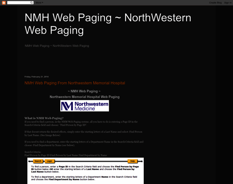 Nmhwebpaging.blogspot.com thumbnail