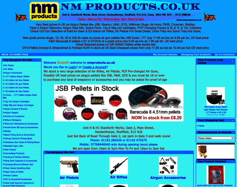 Nmproducts.co.uk thumbnail