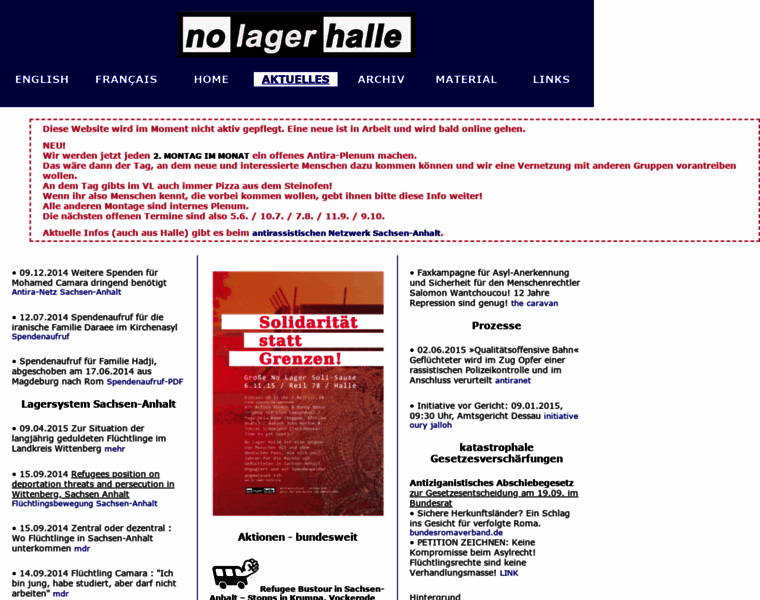 No-lager-halle.org thumbnail