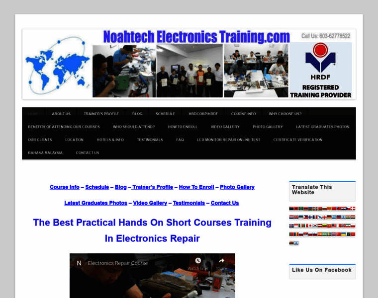 Noahtechelectronicstraining.com thumbnail