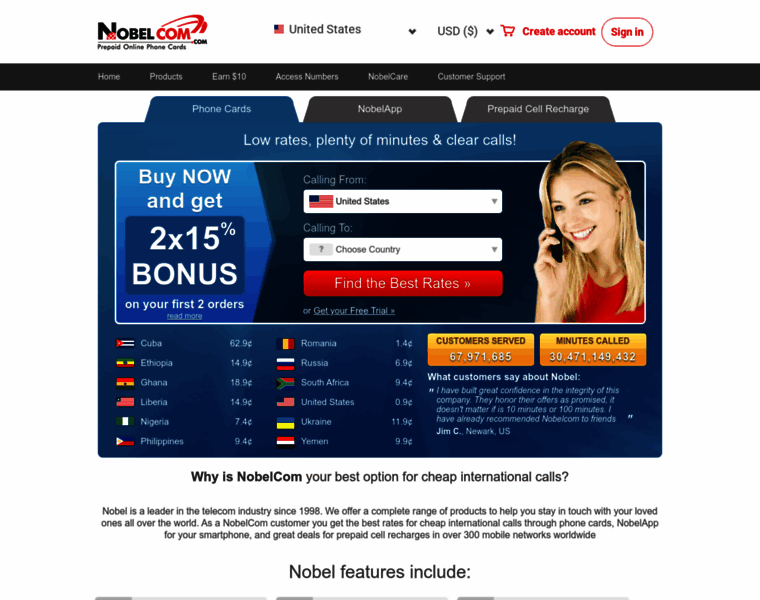 Nobelcom.com thumbnail