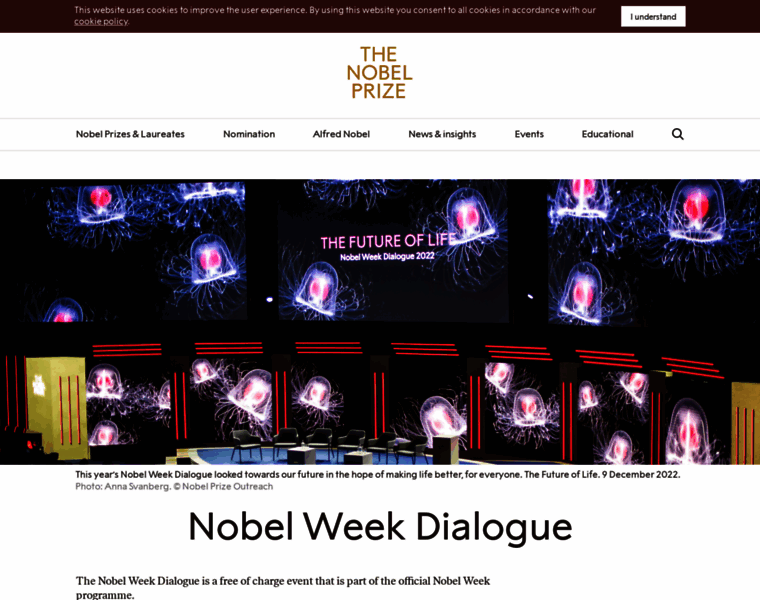 Nobelweekdialogue.org thumbnail