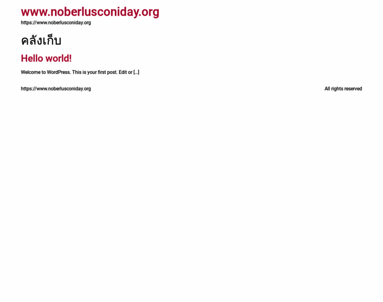 Noberlusconiday.org thumbnail