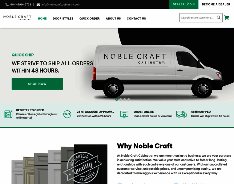 Noblecraftcabinetry.com thumbnail