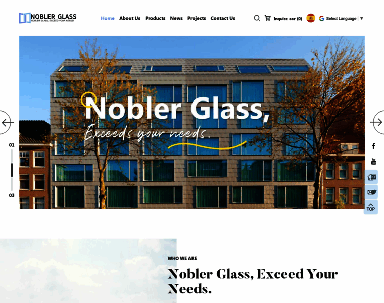 Noblerglass.com thumbnail