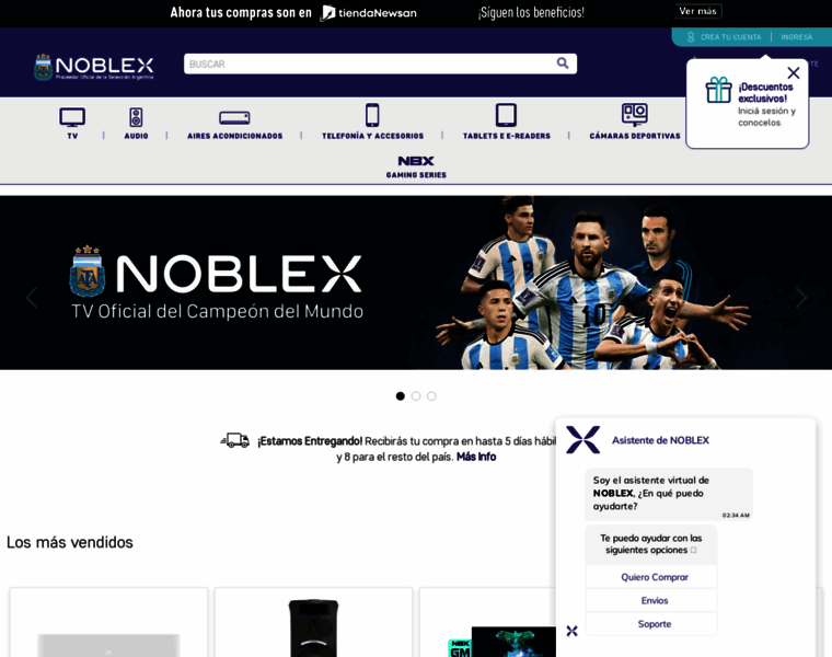 Noblex.com.ar thumbnail