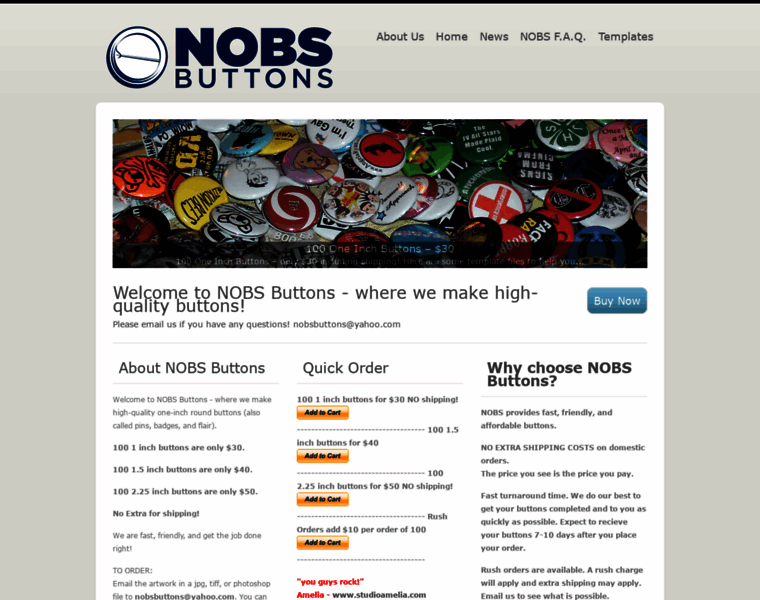 Nobsbuttons.com thumbnail