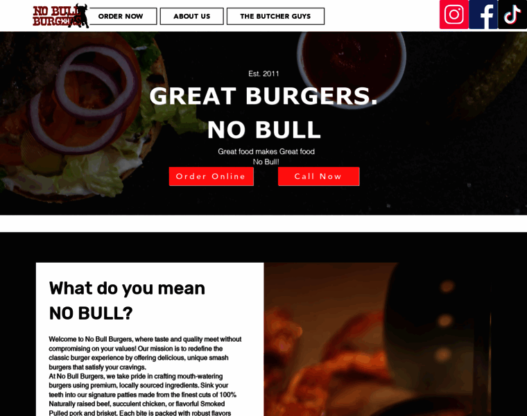 Nobullburgers.ca thumbnail