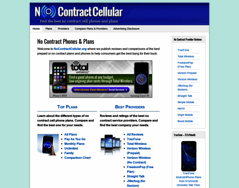 Nocontractcellular.org thumbnail
