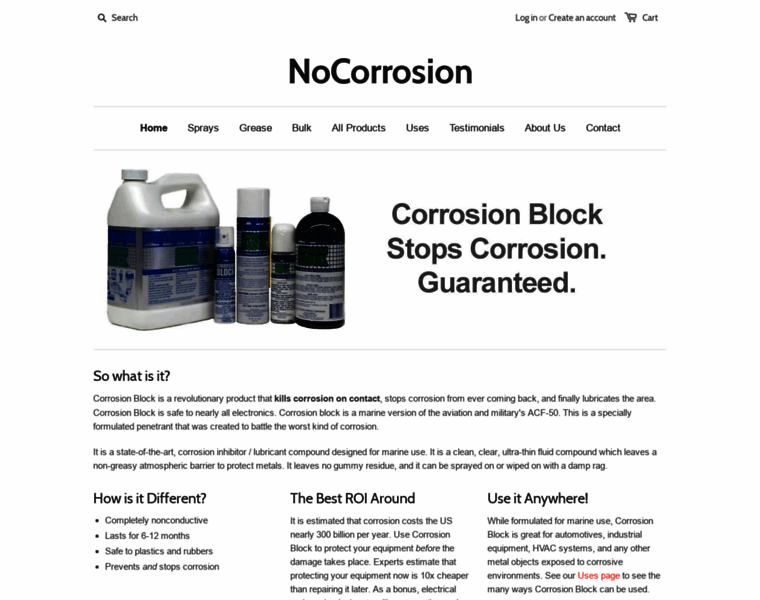 Nocorrosion.com thumbnail