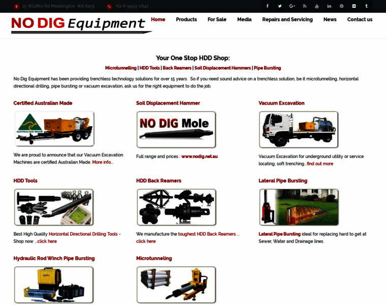 Nodigequipment.com.au thumbnail