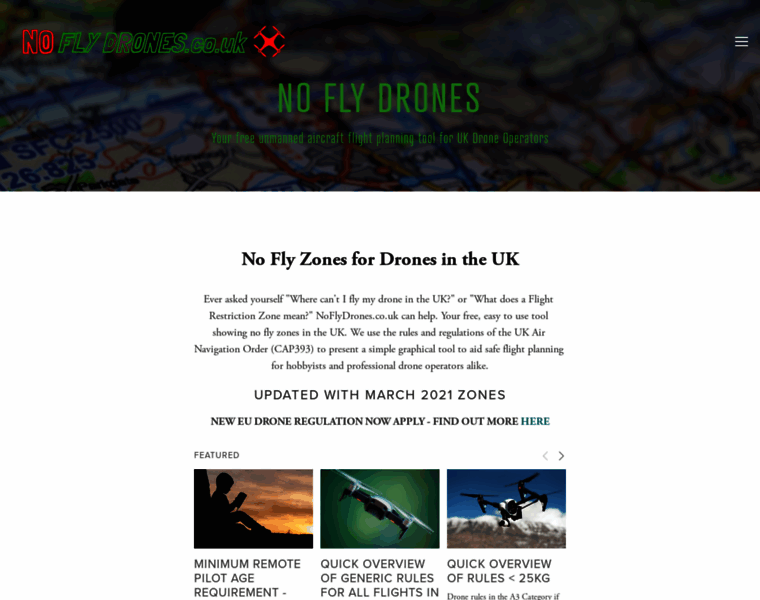 Noflydrones.co.uk thumbnail