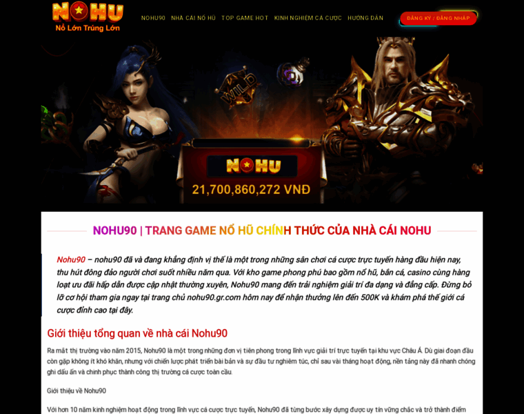 Nohu90 Khám Phá Thế Giới Giải Trí Trực Tuyến Đỉnh Cao - Nhà Cái Uy Tín Hàng Đầu