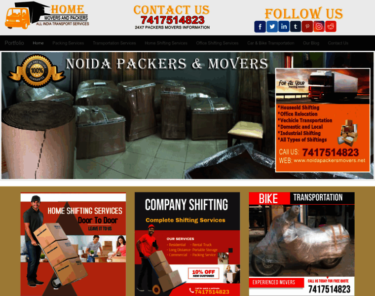 Noidapackersmovers.net thumbnail