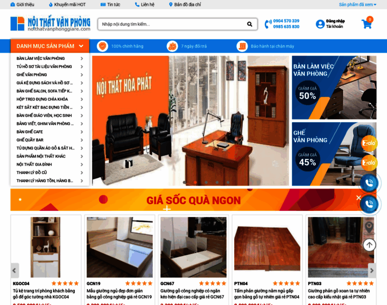 Noithatvanphonggiare.com thumbnail