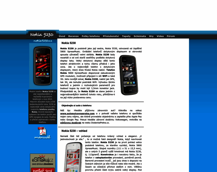 Nokia5230.cz thumbnail
