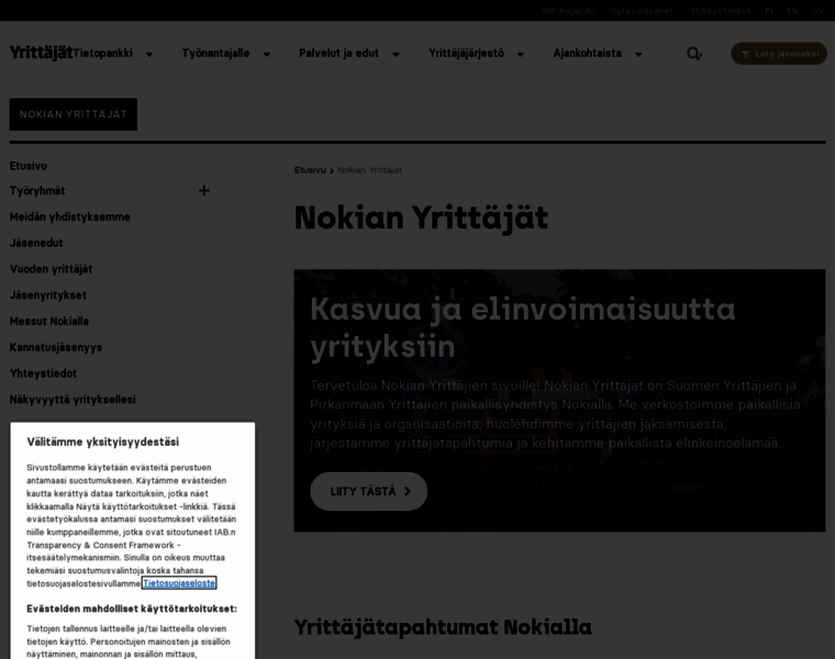 Nokianyrittajat.fi thumbnail