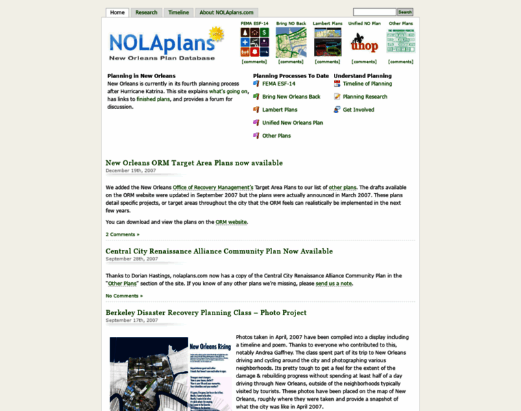 Nolaplans.com thumbnail