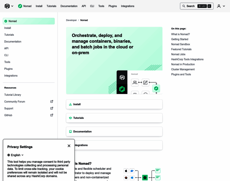 Nomadproject.io thumbnail Nomadproject.io thumbnail