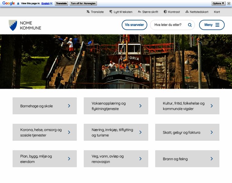 Nome.kommune.no thumbnail