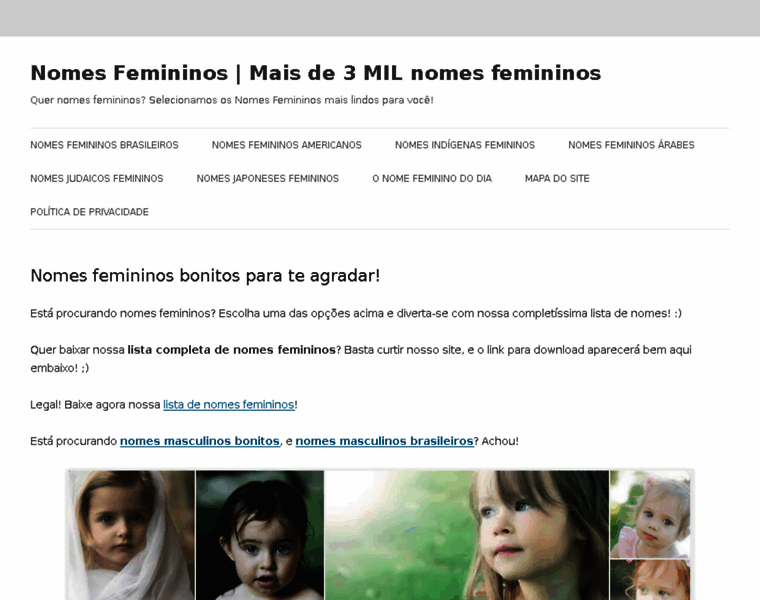 Nomesfemininos.com.br thumbnail