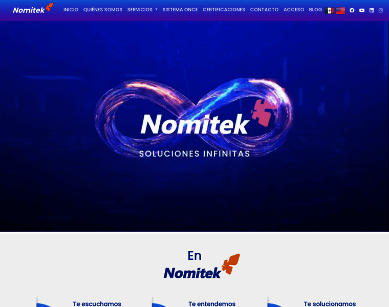 Nomitek.com.mx thumbnail
