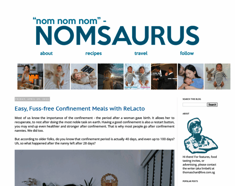 Nomsaurus.com thumbnail