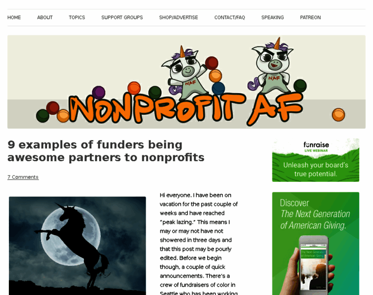 Nonprofitwithballs.com thumbnail