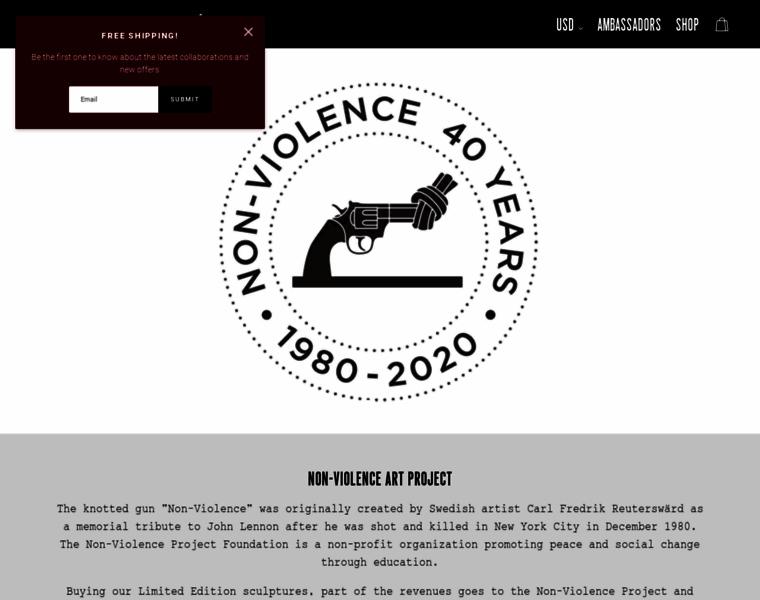 Nonviolenceartproject.com thumbnail