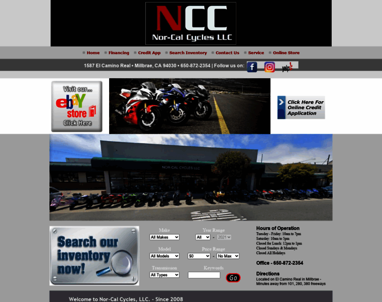Norcalcycles.com thumbnail
