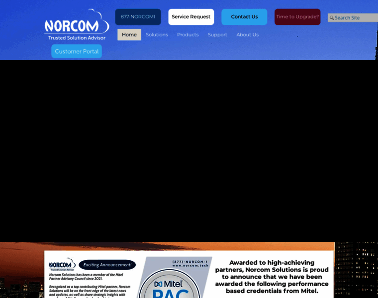 Norcomsolutions.com thumbnail