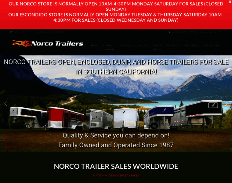 Norcotrailers.com thumbnail