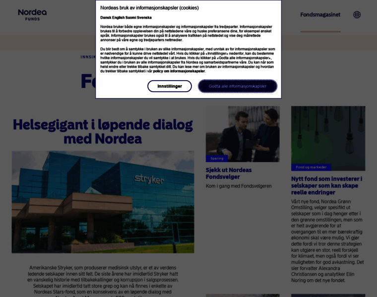 Nordeafondsmagasinet.no thumbnail