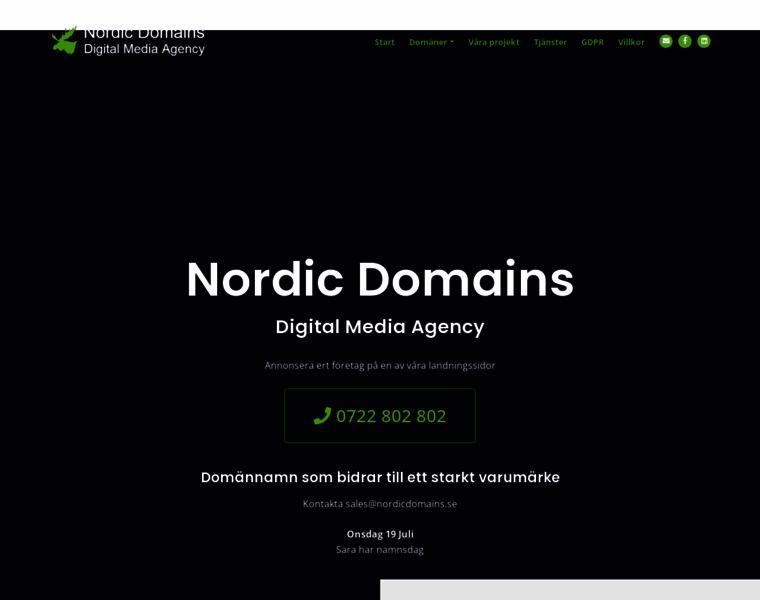 Nordicdomains.se thumbnail