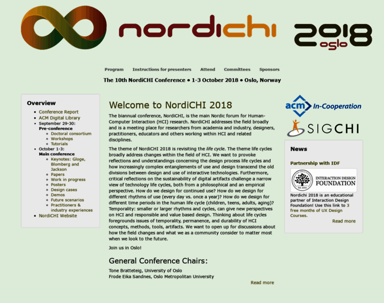 Nordichi2018.org thumbnail