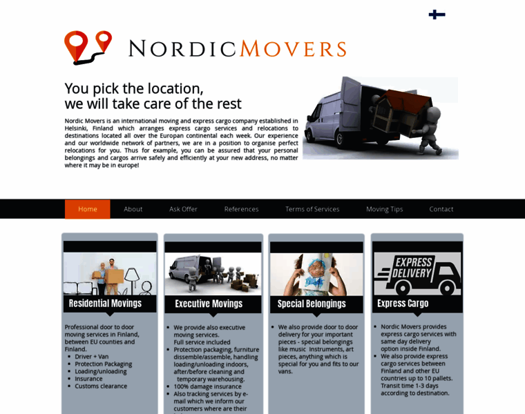 Nordicmovers.com thumbnail