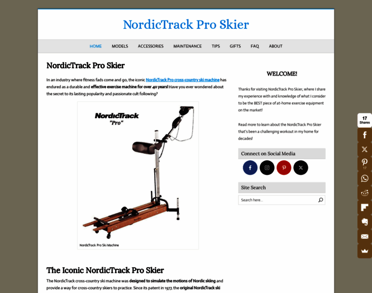 Nordictrackproskier.com thumbnail