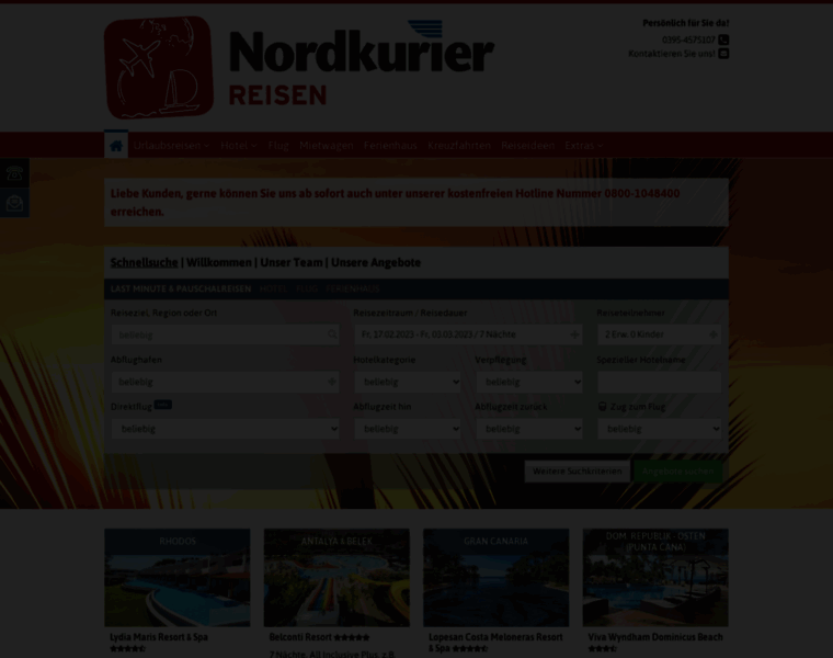 Nordkurier-reisen.de thumbnail