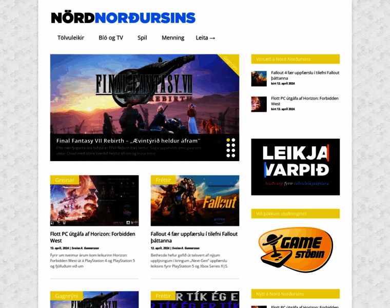 Nordnordursins.is thumbnail