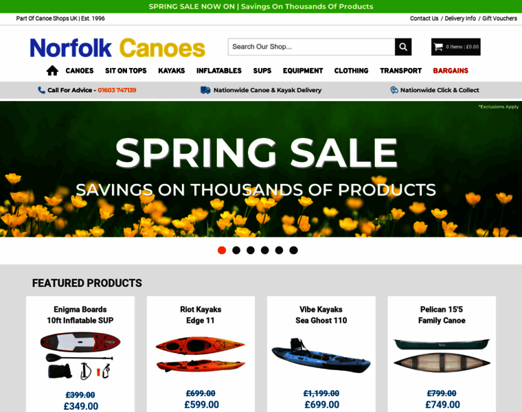 Norfolk-canoes.co.uk thumbnail