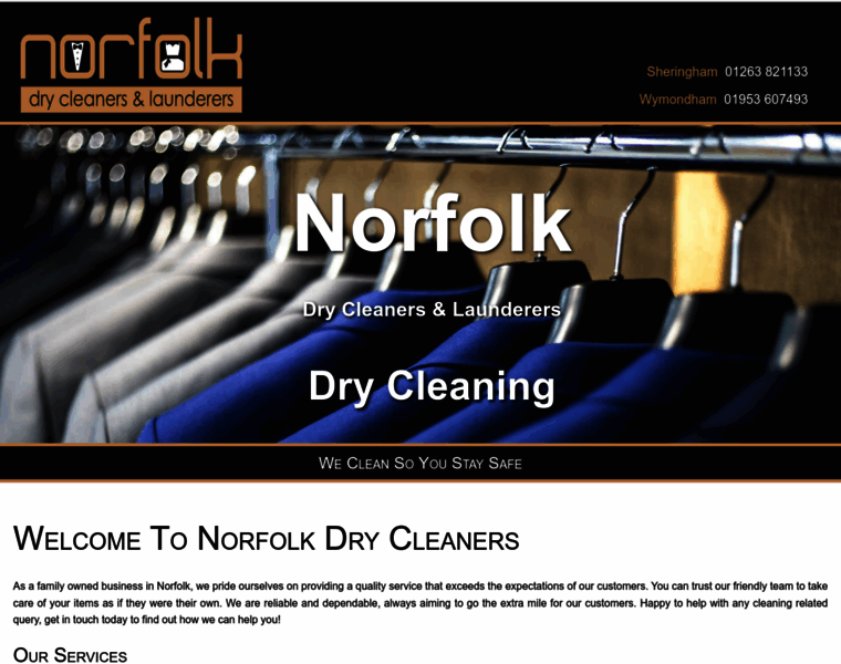 Norfolkdrycleaners.co.uk thumbnail