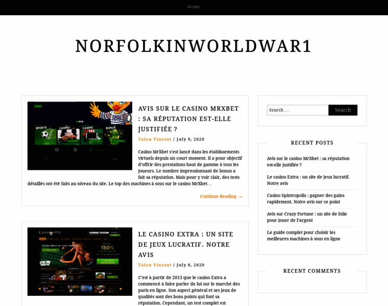 Norfolkinworldwar1.org thumbnail
