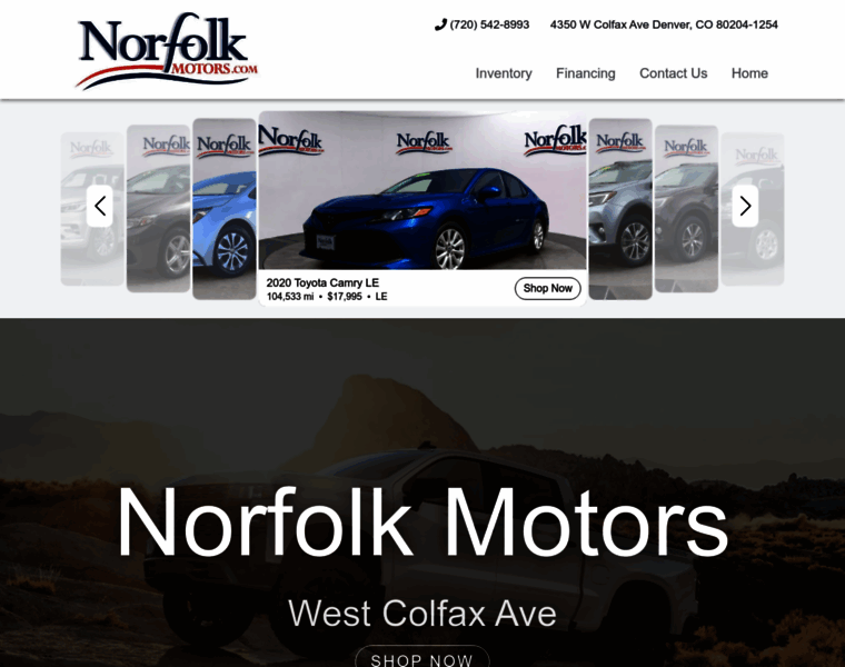 Norfolkmotors.com thumbnail